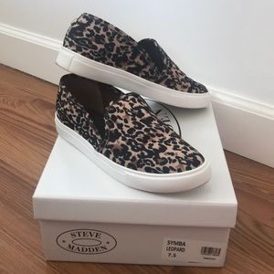 Steve Madden Leopard Slip-on Shoes!!!